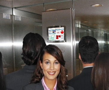 Spotpub ecran publicitaires pour ascenseurs - Affichage publicitaire pour ascenseurs